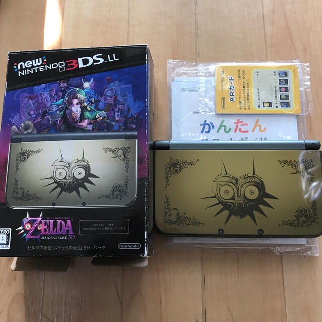 中古 Newニンテンドー3DS LL ゼルダの伝説 ムジュラの仮面 3D パック