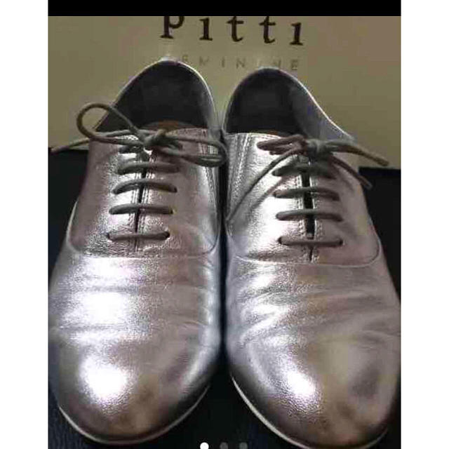 pitti シルバーマニッシュシューズ