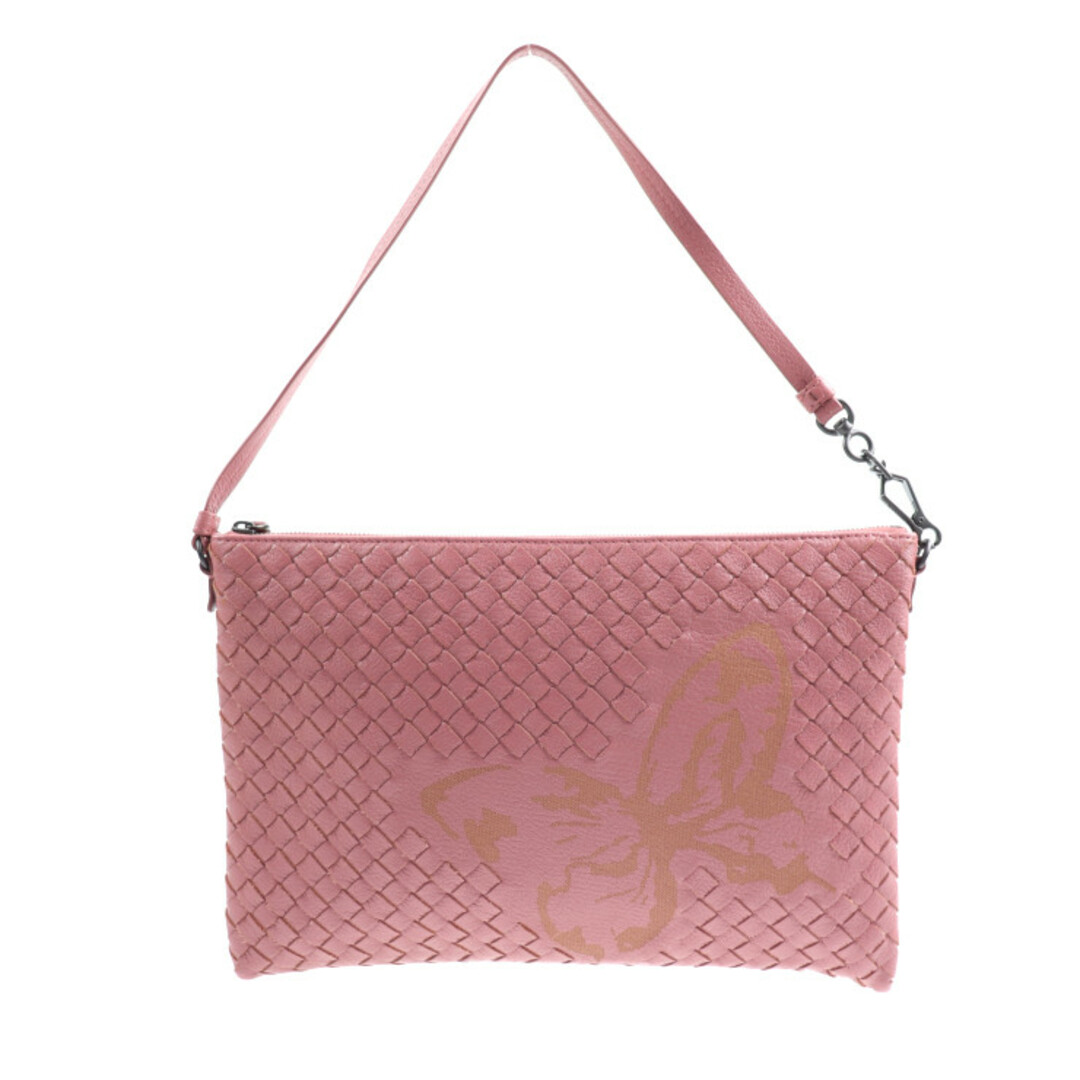 BOTTEGAVENETA ボッテガヴェネタ イントレチャート バタフライ クラッチバッグ レザー ピンク 2WAY 【本物保証】 | フリマアプリ ラクマ 最新の激安 本物良品ボッテガヴェネタ■ブラックイントレチャート■セカンドバッグクラッチバッグ その他