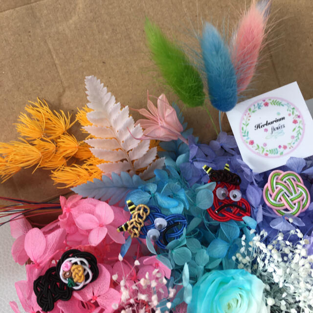 プリザーブドフラワー花材 節分 3