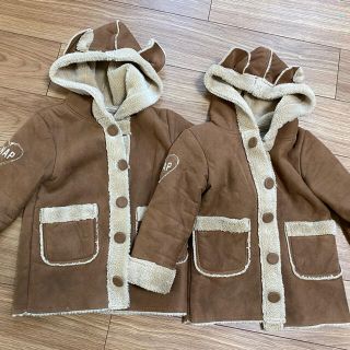 アナップキッズ(ANAP Kids)のムートン　アウター　クマ　ANAP 110サイズ　セット(ジャケット/上着)