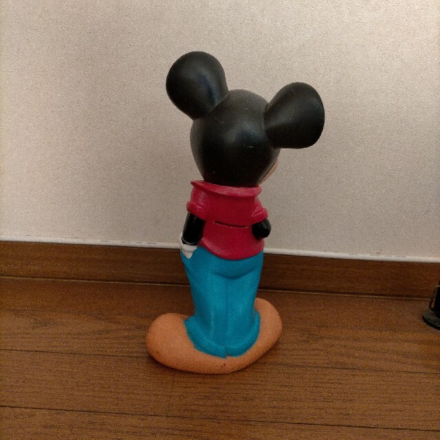 ミッキーマウス フィギュア アンティーク貯金箱 エンタメ/ホビーのおもちゃ/ぬいぐるみ(キャラクターグッズ)の商品写真