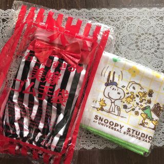 スヌーピー(SNOOPY)の🌸新品・未使用🌸キッチン用品🌸ゴム手袋🌸キッチンクロス🌸(日用品/生活雑貨)