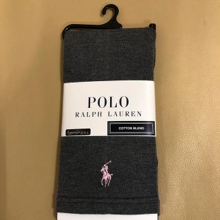 ポロラルフローレン(POLO RALPH LAUREN)の新品　レディース  ポロラルフローレン　10分丈グレーレギンス M〜 L寸日本製(レギンス/スパッツ)