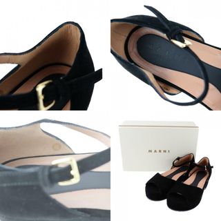 Marni MARNI マルニ パンプス ZCMSPGLS 山羊革 スエード