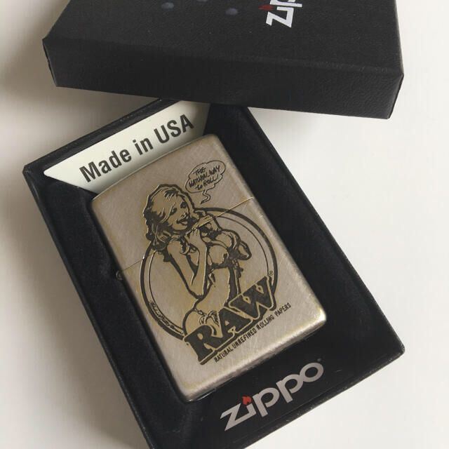 RAWガールZIPPO ユーズド加工