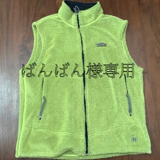 パタゴニア(patagonia)のパタゴニア  R2  フリースベスト　メンズMサイズ　ゲッコーグリーン　(登山用品)