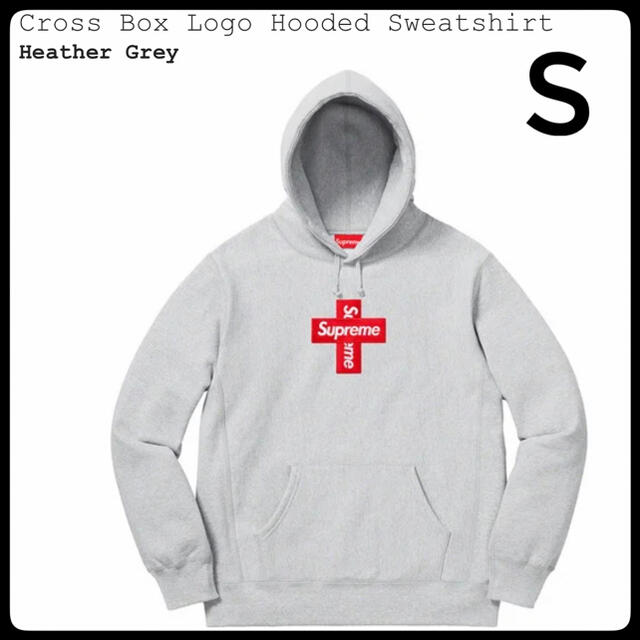 Sサイズ　supreme cross box logo hooded