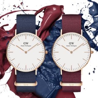 ダニエルウェリントン(Daniel Wellington)のダニエルウェリントン　時計　赤のみ　ペアルック(腕時計(アナログ))