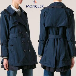 ☆MONCLER モンクレール ロレーヌ トレンチコート ダークネイビー 1☆-