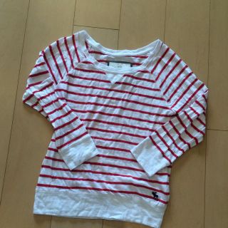 アバクロンビーアンドフィッチ(Abercrombie&Fitch)のアバクロ♡7分丈ボーダートップス♡S(Tシャツ(長袖/七分))