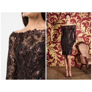 タダシショウジ(TADASHI SHOJI)の2018新品 2 Tadashi Shoji ドレス WL101102NT(ひざ丈ワンピース)