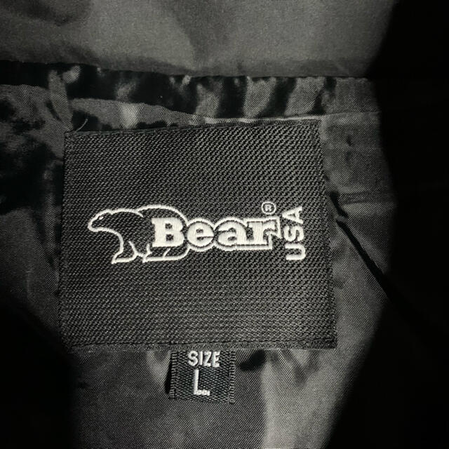 Bear USA(ベアー)の送料込み‼️BEAR USA ベアー ダウンジャケット ダウン ブラック  L メンズのジャケット/アウター(ダウンジャケット)の商品写真