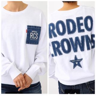 ロデオクラウンズワイドボウル(RODEO CROWNS WIDE BOWL)の[RODEO CROWNS ]新品★INDIポケットニット♪F(ニット/セーター)