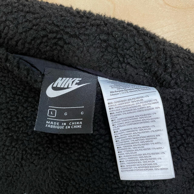 美 海外限定カラー NIKE ナイキ ビッグスウォッシュ ボアジャケット