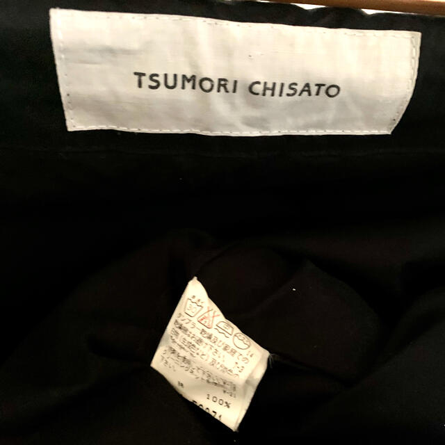 TSUMORI CHISATO(ツモリチサト)のtsumori chisato スカート アレンジ　綿100% 黒　日本製 レディースのスカート(ひざ丈スカート)の商品写真