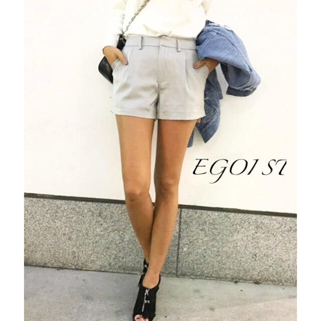 EGOIST(エゴイスト)のEGOIST グロスショートパンツ グレー / 1 レディースのパンツ(ショートパンツ)の商品写真