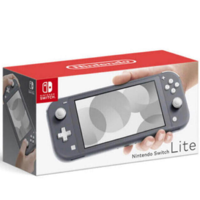 Nintendo Switch(ニンテンドースイッチ)の【新品】Nintendo Switch Liteグレー エンタメ/ホビーのゲームソフト/ゲーム機本体(携帯用ゲーム機本体)の商品写真