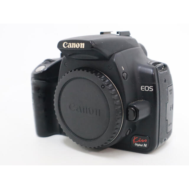 Canon EOS キスデジタル N デジタル一眼レフジャンク品f067ブラック外観