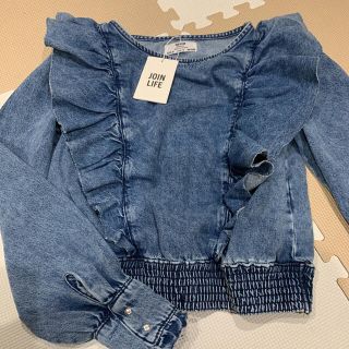 ベルシュカ(Bershka)のベルシュカ　デニムのフリルトップス(シャツ/ブラウス(長袖/七分))