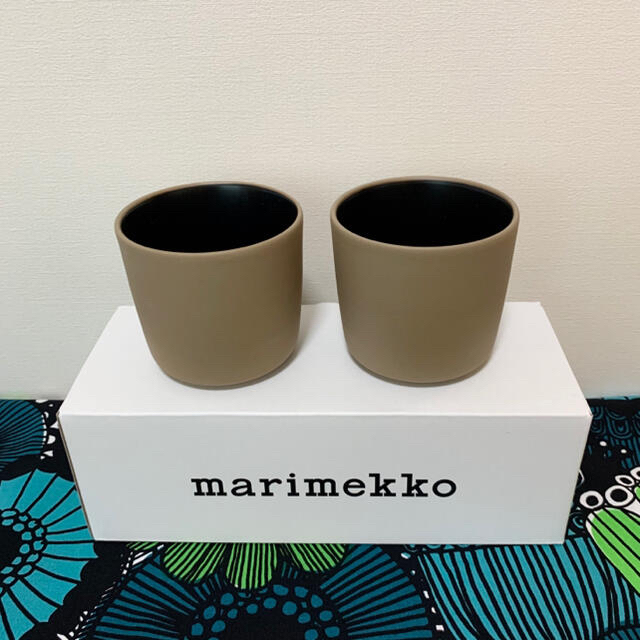 marimekko(マリメッコ)のmarimekko マリメッコ　Oivaシンプルラテマグ　新品送料込 インテリア/住まい/日用品のキッチン/食器(グラス/カップ)の商品写真