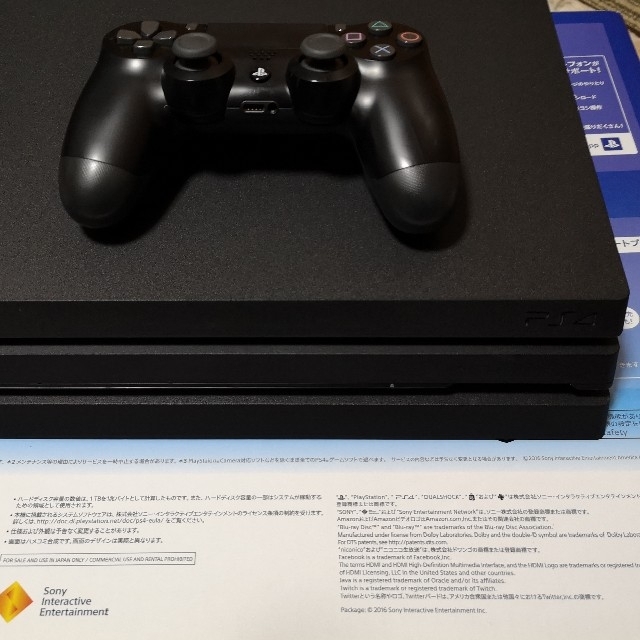 SONY PlayStation4 Pro 本体  CUH-7000BB01