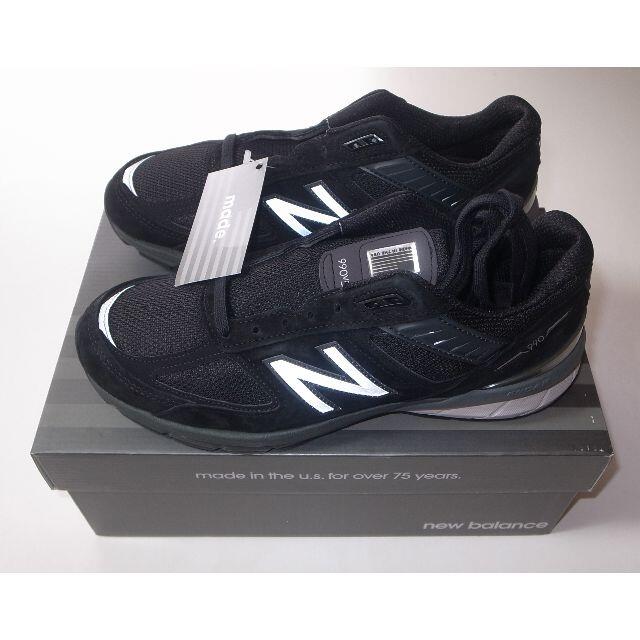 new balance M990v5 M990BK5 black US9 27