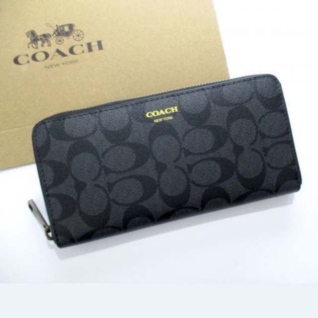COACH(コーチ)のコーチ　F74597　メンズ 長財布 　ブラック　大容量　 COACH レディースのファッション小物(財布)の商品写真