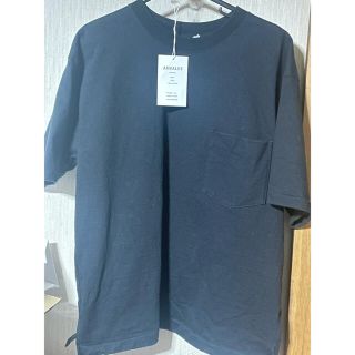 コモリ(COMOLI)のAURALEE（オーラリー）スタンドアップtシャツ　サイズ3(Tシャツ/カットソー(半袖/袖なし))