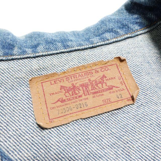 Levi's(リーバイス)の[Levi's] デニムジャケット メンズ42 メンズのジャケット/アウター(Gジャン/デニムジャケット)の商品写真