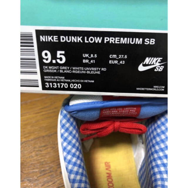 NIKE(ナイキ)のNike sb Dunk low premium dorothy オズの魔法使い メンズの靴/シューズ(スニーカー)の商品写真