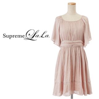 シュープリームララ(Supreme.La.La.)のフレアースリーブワンピース(ひざ丈ワンピース)