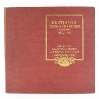 ビクター(Victor)の【Victor】ビクター BEETHOVEN/ベートーヴェン ピアノ協奏曲　第五番　変ホ長調 5枚組 ユニセックス レコード(その他)