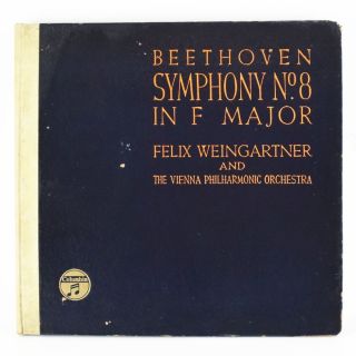 【COLUMBIA RECORDS】コロンビアレコード BEETHOVEN/ベートーヴェン 交響曲　第八番　ヘ長調 SYMPHONY no.8 in F MAJOR 3枚組 ユニセックス レコード(その他)