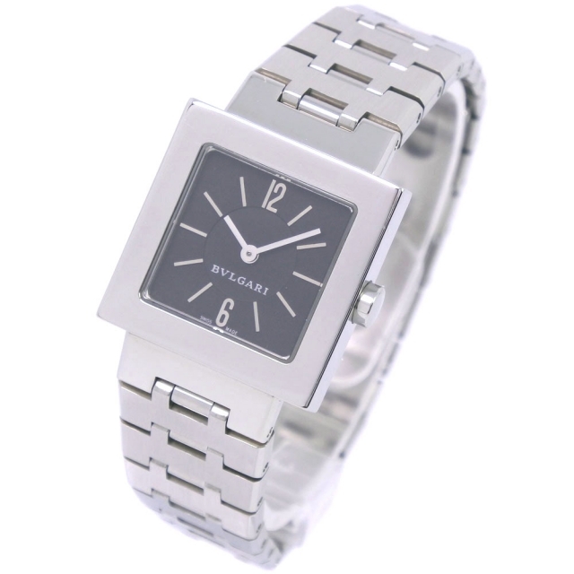 BVLGARI】ブルガリ クアドラード SQ22SS ステンレススチール クオーツ