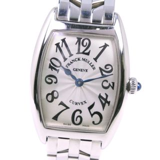 フランクミュラー(FRANCK MULLER)の【FRANCK MULLER】フランクミュラー トノーカーベックス 1752QZ ステンレススチール クオーツ レディース シルバー文字盤 腕時計(腕時計)