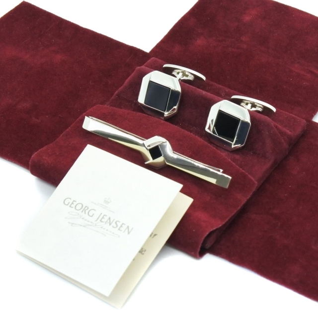 Georg Jensen】ジョージジェンセン タイピンセット シルバー925 メンズ