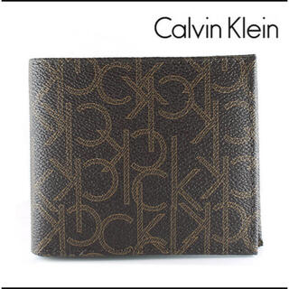 カルバンクライン(Calvin Klein)の カルバンクライン 二つ折り財布 Calvin Klein CK  ブラウン (折り財布)