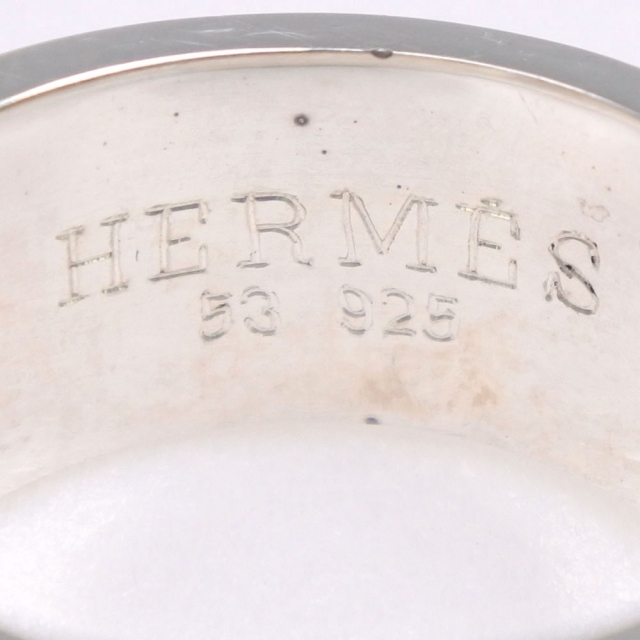 【HERMES】エルメス キャンディ シルバー925 10号 ライトブルー 53 レディース リング・指輪