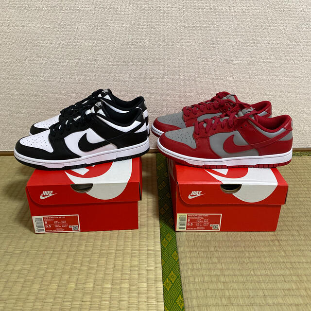 NIKE dunk low retro パンダ、ネバダ　セット売り26.0cm