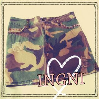 イング(INGNI)の迷彩INGNI(ミニスカート)