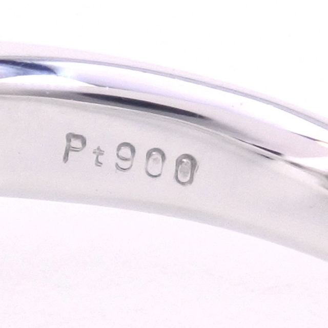 真珠11.5 ｍｍ Pt900プラチナ×ブラックパール（黒蝶真珠）×ダイヤモンド 11号 ブラック D0.13 レディース リング・指輪 レディースのアクセサリー(リング(指輪))の商品写真