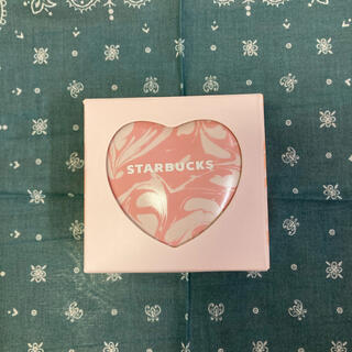 スターバックスコーヒー(Starbucks Coffee)のスターバックス マーブル模様のハート型セラミックケース(小物入れ)