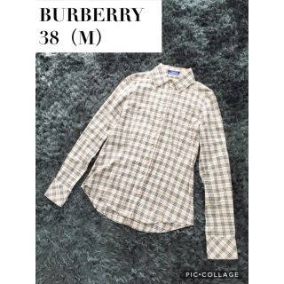 バーバリーブルーレーベル(BURBERRY BLUE LABEL)のバーバリー ブルーレーベル ノバチェック  シャツ ピンク Mサイズ(シャツ/ブラウス(長袖/七分))