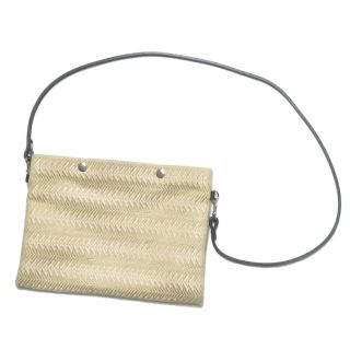 STEVE MONO スティーブモノ POCKET W/S STRAP 2WAY ミニショルダーバッグ NATURAL×BLACK サコッシュ クラッチバッグ カバン【新古品】【中古】【STEVE MONO】(ショルダーバッグ)