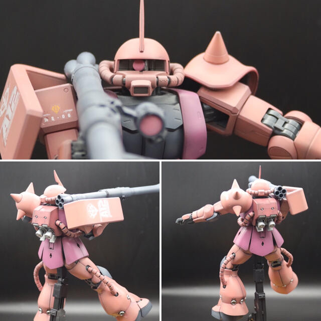 ガンダムMG シャア専用ザク ガンプラ全塗装完成品 バンダイ | 機動戦士