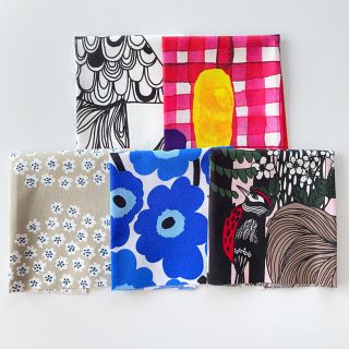 マリメッコ(marimekko)のマリメッコ はぎれ 5枚セット(生地/糸)