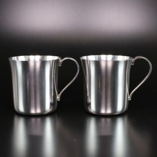 ティファニー(Tiffany & Co.)のティファニー メイカーズ スターリング ベビーカップ2個セット(グラス/カップ)