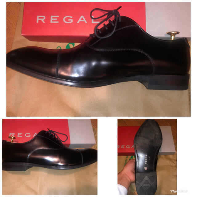 REGAL(リーガル)の美品❗️REGAL リーガル　811R  ストレートチップ　本革　牛革　27cm メンズの靴/シューズ(ドレス/ビジネス)の商品写真
