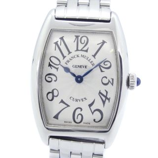 フランクミュラー(FRANCK MULLER)の【FRANCK MULLER】フランクミュラー トノーカーベックス 1752QZ ステンレススチール クオーツ アナログ表示 レディース シルバー文字盤 腕時計(腕時計)